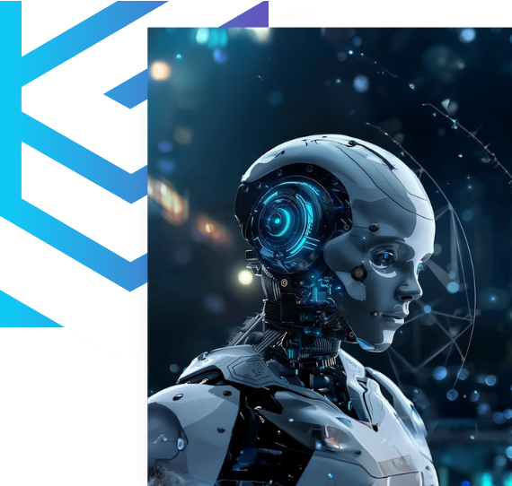 Humanoid representing an AI employee